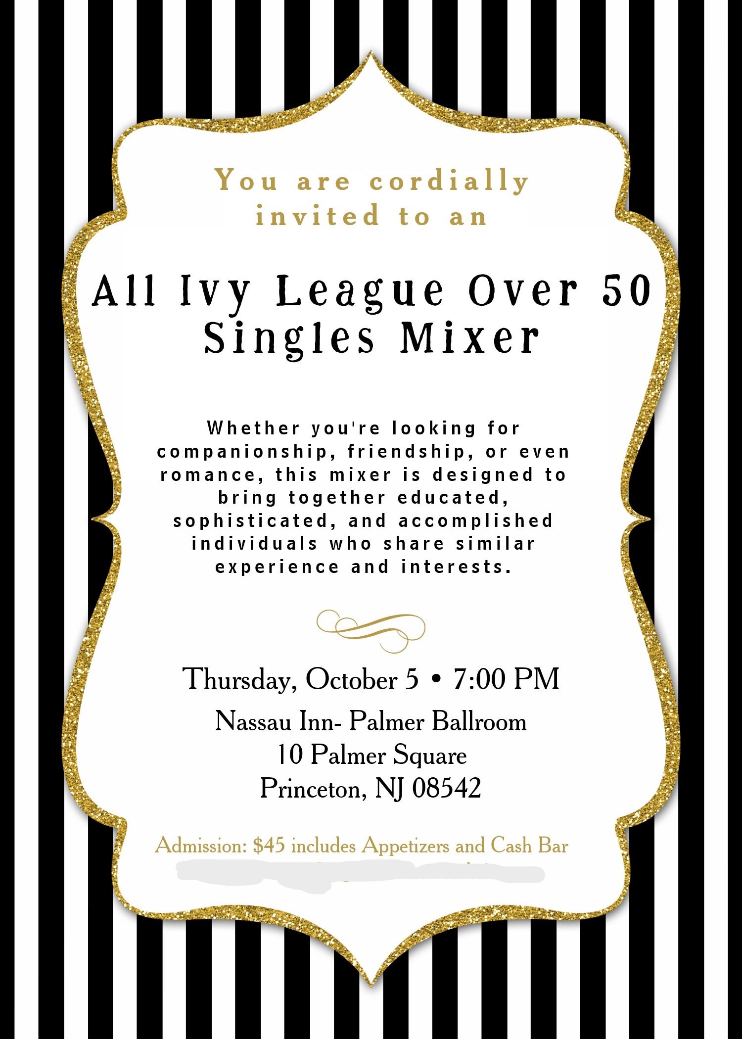 All Ivy Over 50 Singles Mixer