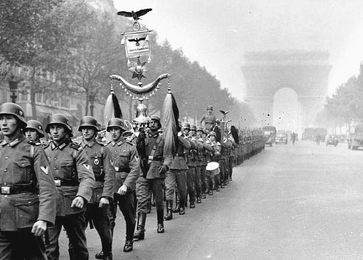 Image result for photo of paris under occupation